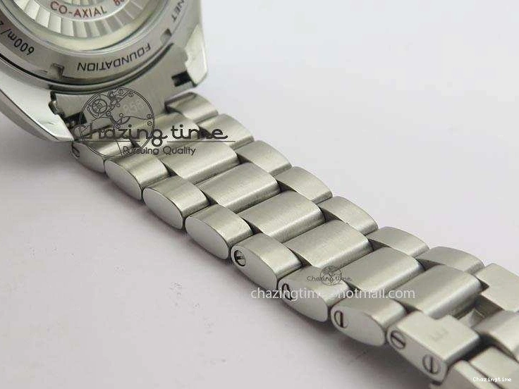 1218 Planet Ocean GMT 43.5mm V6F Goodplanet Orange Marker Blue Dial On SS Bracelet A ModernLook 8215